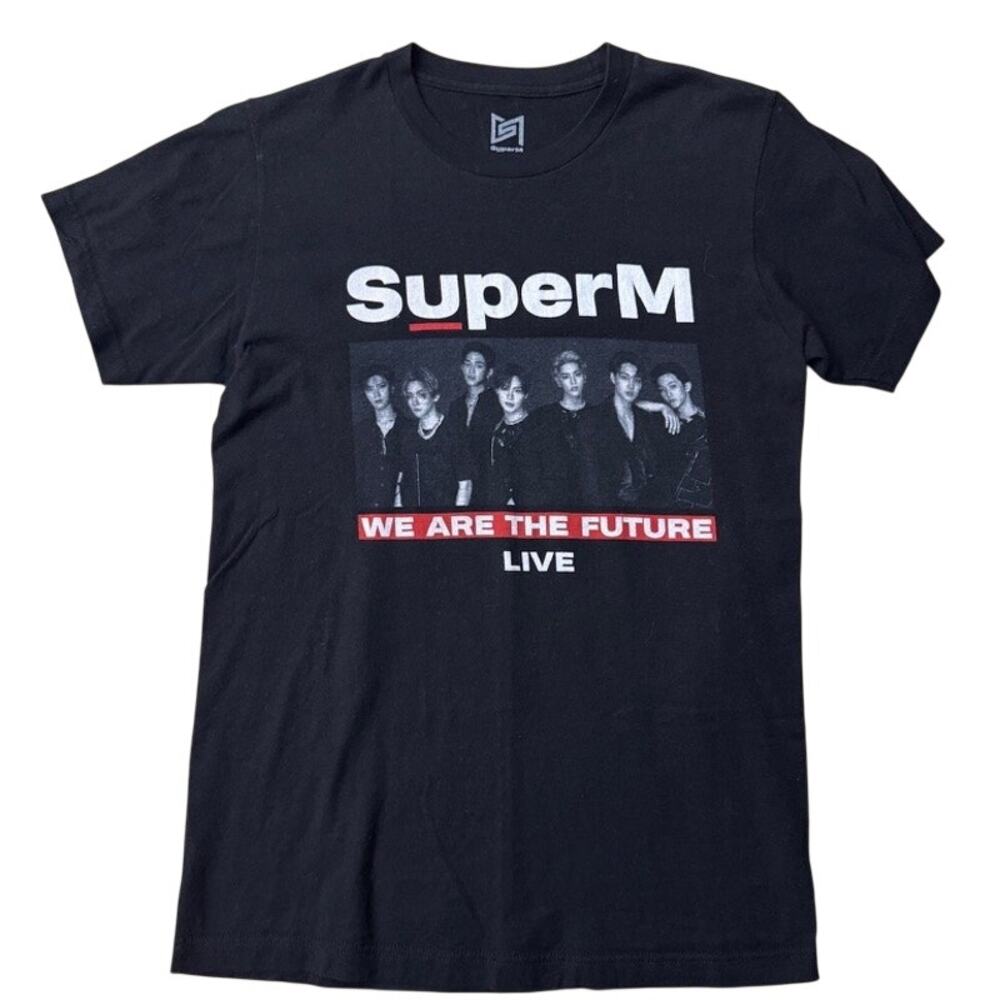 Super M We Are the Future LIVE Men's Tour Shirt Small
